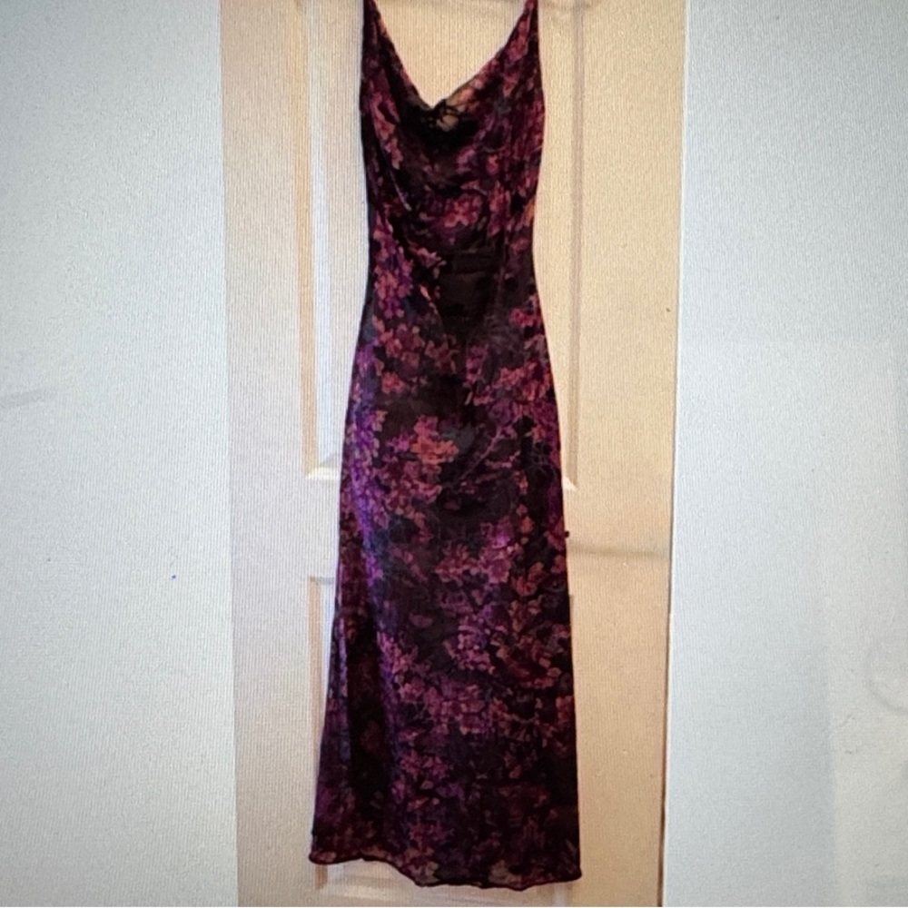 Showpo Dark Floral Maxi Dress
